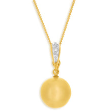 Load image into Gallery viewer, Bella&#39; 9ct Yellow Gold Golden South Sea Pearl Pendant With 45cm Chain