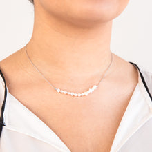 Load image into Gallery viewer, Sterling Silver White Freshwater Pearl Necklet