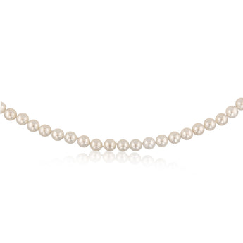 Mother of Pearl Necklace 40cm with Sterling Silver Clasp