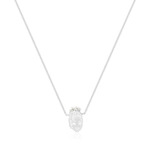Load image into Gallery viewer, Disney Princess And The Frog Rhodium Plated Tiana Pearl Pendant on 40cm Chain