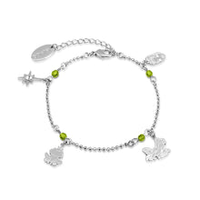 Load image into Gallery viewer, Disney Princess And The Frog White Gold Plated Charm 16+3cm Bracelet
