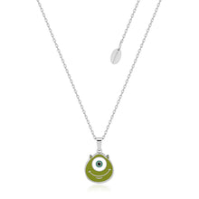 Load image into Gallery viewer, Disney Monster Inc Silver Plated Mike Wazowski Pendant on 40+7cm Chain