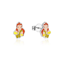 Load image into Gallery viewer, Disney Beauty And The Beast Stainless Steel Princess Belle Stud Earrings