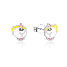 Load image into Gallery viewer, Disney Stainless Steel Beauty And The Beast Mrs Potts Stud Earrings