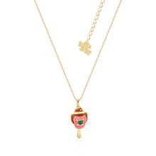 Load image into Gallery viewer, Streets Bubble O&#39;Bill Gold Plated Stainless Steel Enamel Pendant on 45+7cm Curb Chain