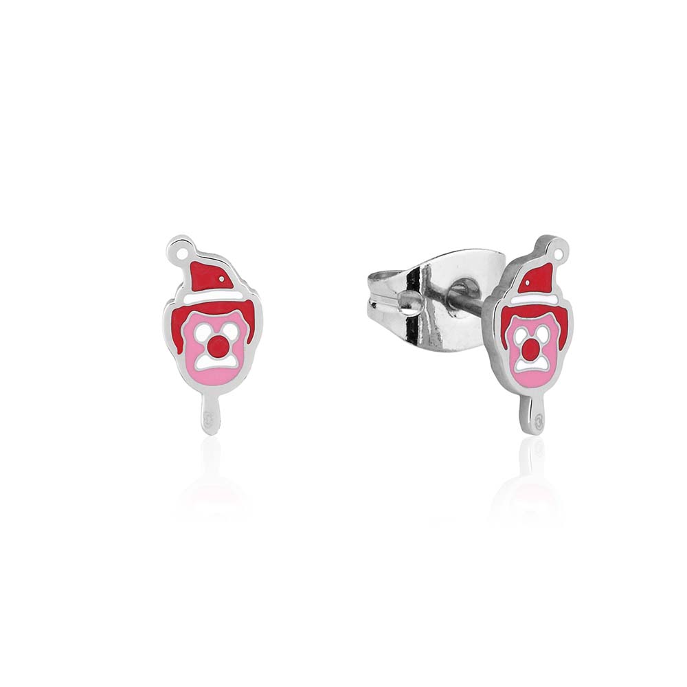 Hang Sell Streets Bubble O'Bill Stainless Steel Christmas Stud Earrings