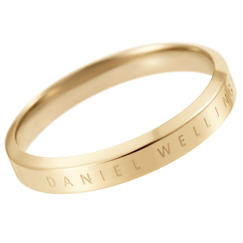 Daniel Wellington Gold Plated Stainless Steel Classic Ring Size "N"
