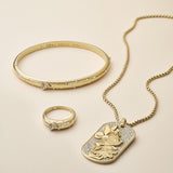 Disney Minnie Mouse Gold Plated Stainless Steel Glass Crystal Bow Domed Ring 100th Disney Anniversary