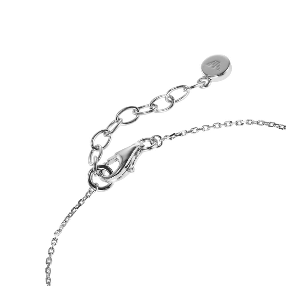Emporio Armani Sterling Silver Key Basics CZ Bracelet
