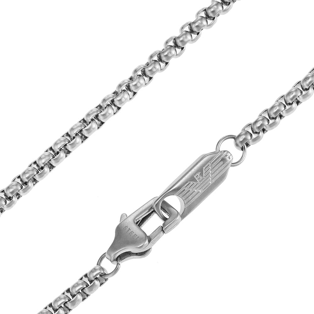 Emporio Armani Stainless Steel Key Basic Pendant With Chain