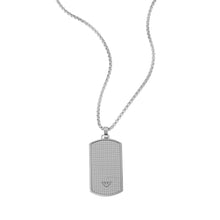 Load image into Gallery viewer, Emporio Armani Stainless Steel Dog Tag Pendant With Chain