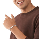 Fossil Stainless Steel Drew ID 22.5cm Bracelet