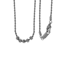 Load image into Gallery viewer, Emporio Armani Gunmetal And Stainless Steel Rondelle Chain