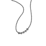 Emporio Armani Gunmetal And Stainless Steel Rondelle Chain