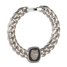 Load image into Gallery viewer, Guess Men&#39;s Jewellery Stainless Steel Lion 18mm Coin Bracelet