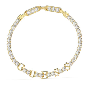 Guess Gold-Plated Stainless-Steel Tennis Bracelet