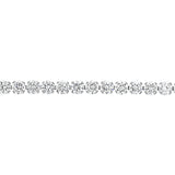 Stainless Steel 4mm Cubic Zirconia Tennis Bracelet