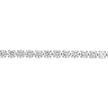 Stainless Steel 4mm Cubic Zirconia Tennis Bracelet