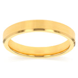 Polished Rose Gold Stainless Steel Ring