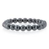Black Stone Beaded Bracelet