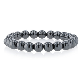 Black Stone Beaded Bracelet