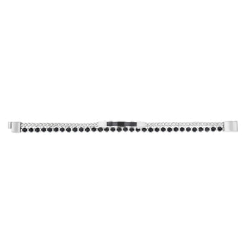 Multi-Strand Beaded Chain Stainless Steel Bracelet