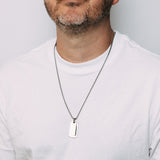 Stainless Steel Dog Tag Chain Necklace