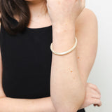 Guess Enamel Twisted Bangle