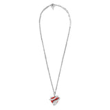 Guess Heart & Snake Charm Necklace