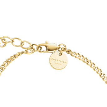 Rosefield Gold Playful Crystals Princess Bracelet