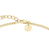 Rosefield Gold Playful Crystals Baguette Dangling Necklace