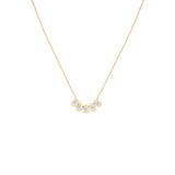 Rosefield Gold Playful Crystals Multi Drops Necklace