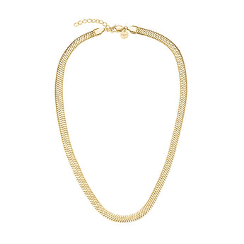Rosefield Large Gold Snake Necklace
