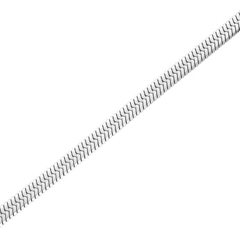 Rosefield Large Silver Snake Bracelet