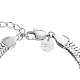 Rosefield Large Silver Snake Bracelet