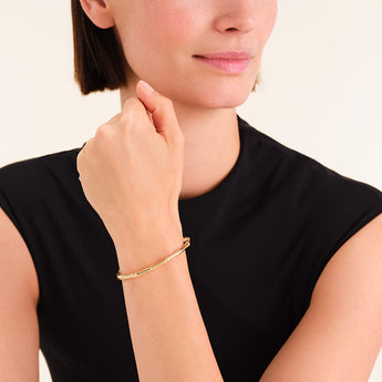 Rosefield Statement Bamboo Gold Bangle