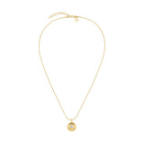 Rosefield Bold Solitary Coin Gold Necklace