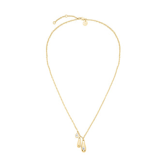 Rosefield Bold Solitary Charms Gold Necklace