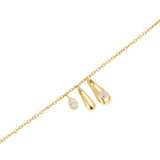 Rosefield Bold Solitary Charms Gold Necklace