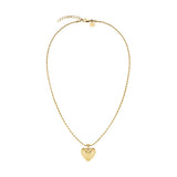 Rosefield Ridged Heart Pendant Necklace