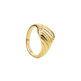Rosefield Ridged Ring Gold