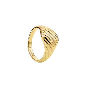 Rosefield Ridged Ring Gold
