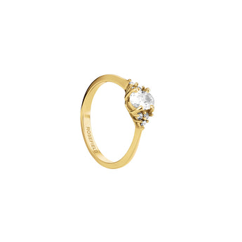 Rosefield Vintage Oval Zirconia Ring