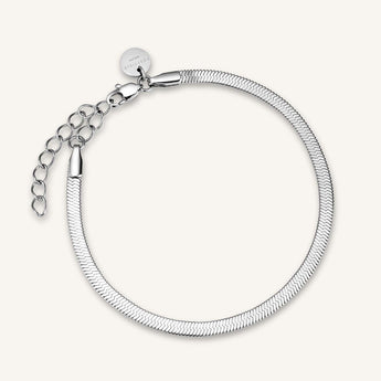 Rosefield Snake Silver Bracelet