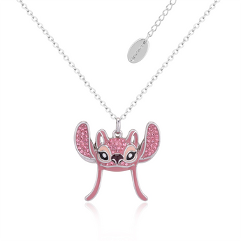 Couture Kingdom Disney Crystal Angel Stainless Steel Necklace