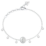 Guess Stainless Steel Aurora Pave Fringes Bracelet