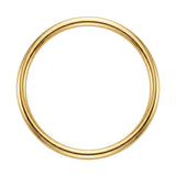 Stainless Steel Yellow Gold Plated 65mm Golf Bangle