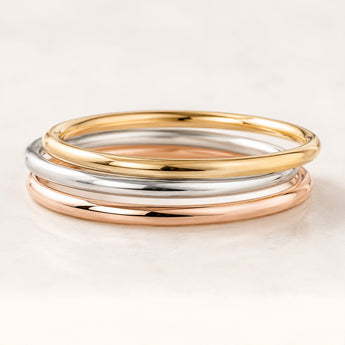 Stainless Steel Rose Gold Plated 65mm Golf Bangle