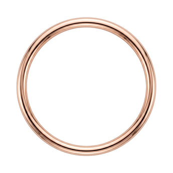 Stainless Steel Rose Gold Plated 65mm Golf Bangle