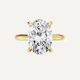 Custom Certified Oval Lab Grown Diamond Ring